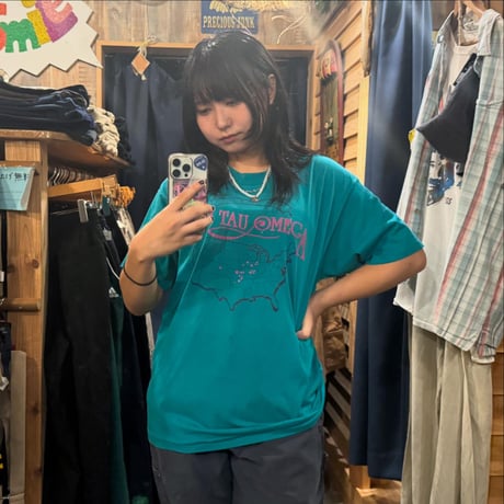 Hanes  USA製　アメリカ地図プリントTシャツ