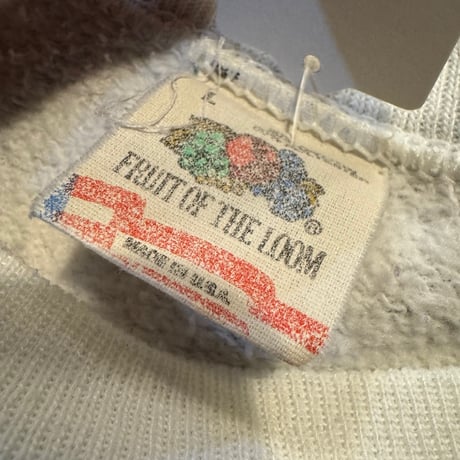 90's USA製FRUIT OF THE LOOM プリントスウェット