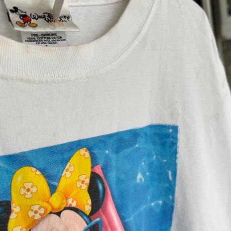 〜00's Walt Disney World 〝Minnie Mouse〟プリントTシャツ L