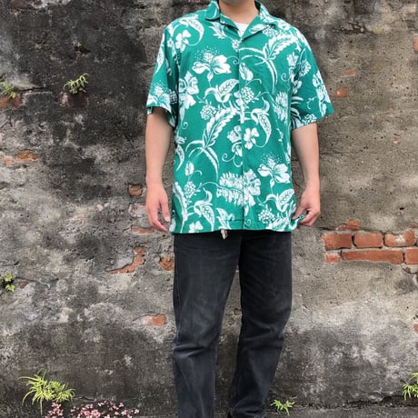 USA製 POLO by Ralph Lauren 総柄シャツ L