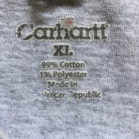 Carhartt ワンポイントポケT  アッシュXL,4XL
