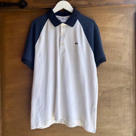 90s LACOSTE ラグランポロシャツ