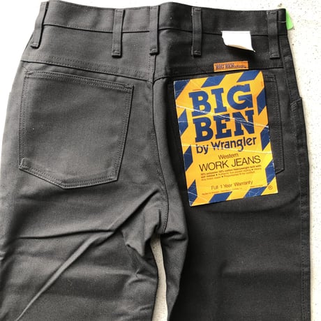 未使用 USA製 BIG BEN 5ポケットパンツ W30 ブラック
