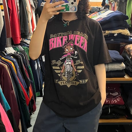 American Apparel  ベティブープ　両面プリントTシャツ