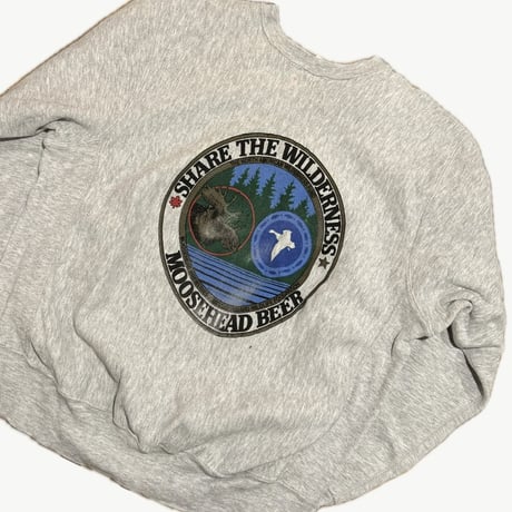 90's MOOSEHEAD BEER スウェット L