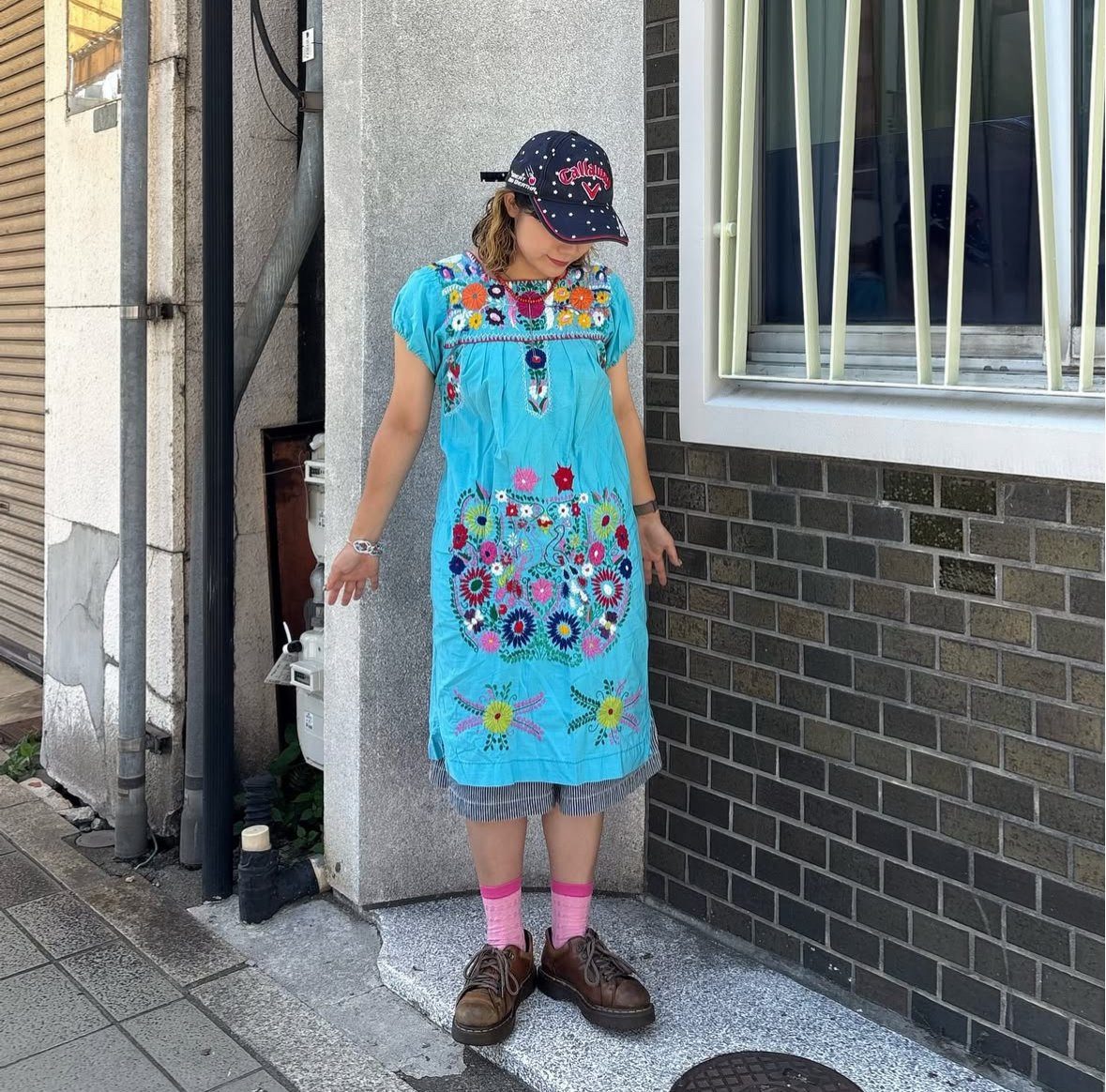 長袖　メキシカンワンピース メキシカンワンピース | CUSTOM FEVER