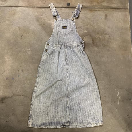 USA製OSH KOSHヒッコリーサロペットワンピース