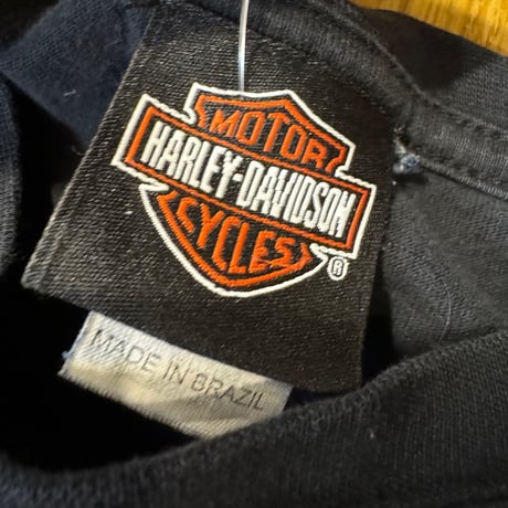 HARLEY DAVIDSON 袖プリントロンT