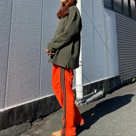 POLOハーフジップコットンニット