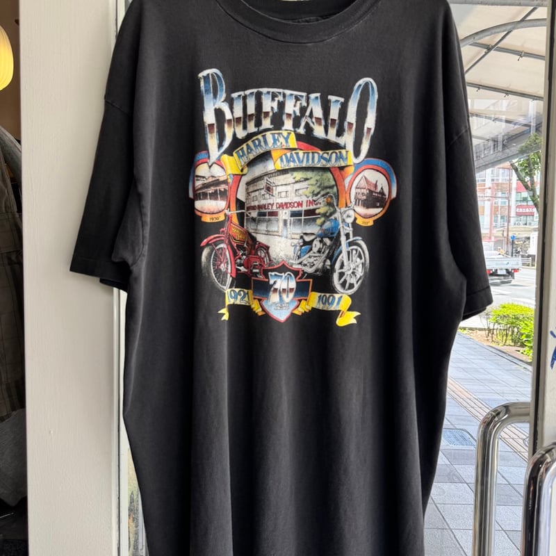90's HARLEY DAVIDSON プリントTシャツ XXL | CUSTOM FEVER