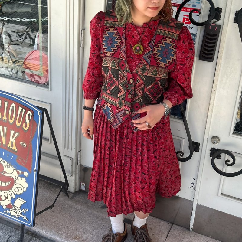 USA製 ORVIS ネイティブ柄ゴブランベスト | CUSTOM FEVER