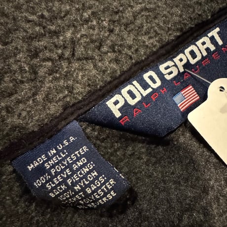 USA製POLO SPORT ハーフジップフリース