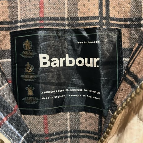 Barbourキルティングライトジャケット