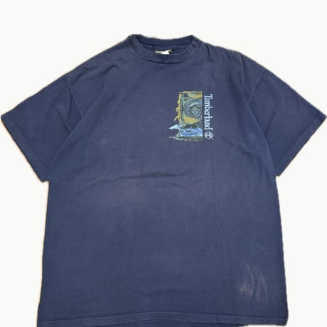 90's USA製 Timberland プリントTシャツ XL
