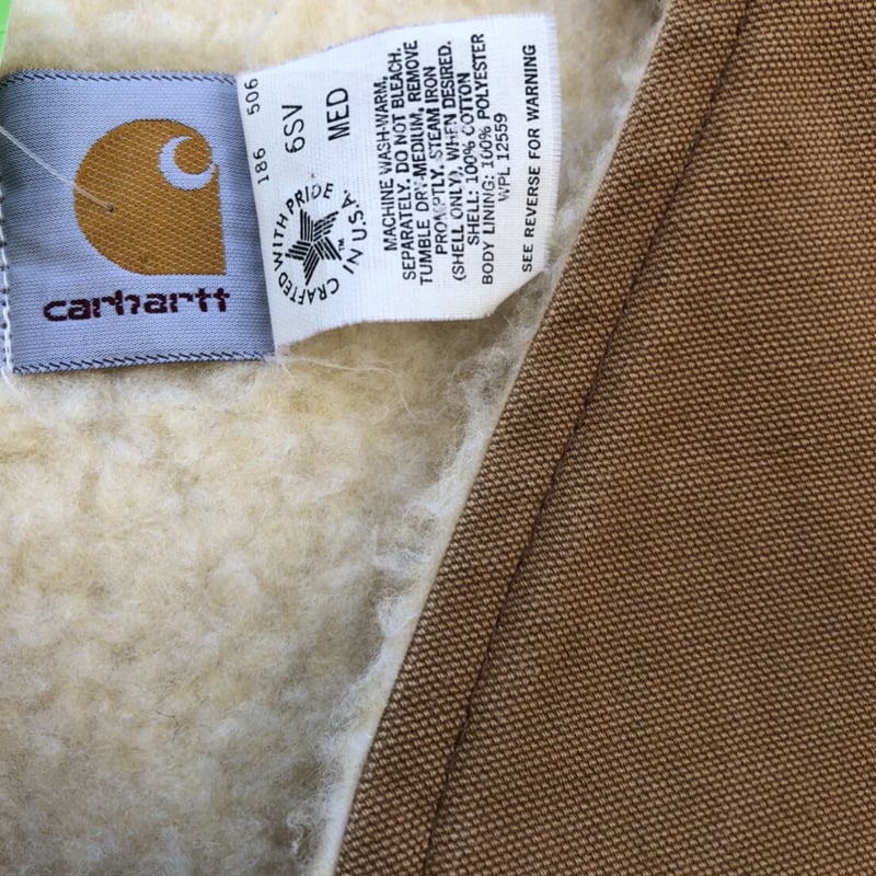 USA製 ボア ベスト　カーハート　Carhartt USA製Carhartt ボアベスト | CUSTOM FEVER