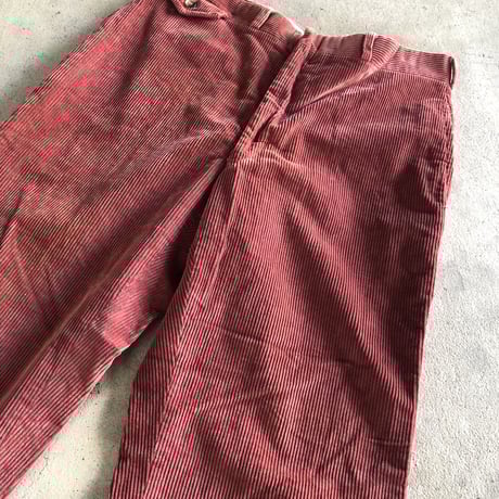 太畝コーデュロイパンツ くすみピンク