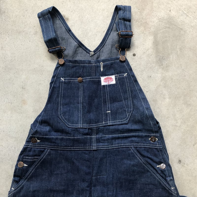 未使用ROUND HOUSE オーバーオールW36×L29 | CUSTOM FEVER