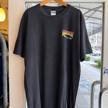 BLOCKER バイクショッププリントTシャツ  L