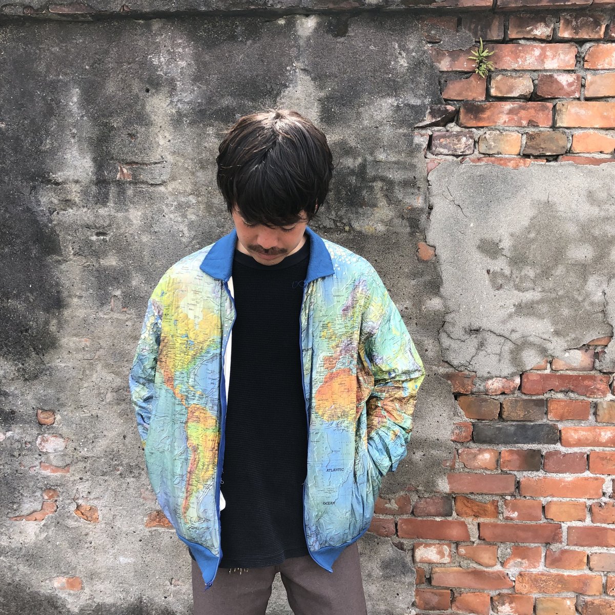 90's ペーパージャケット 〝世界地図〟 | CUSTOM FEVER 90's ペーパージャケット 〝世界地図〟 | CUSTOM FEVER