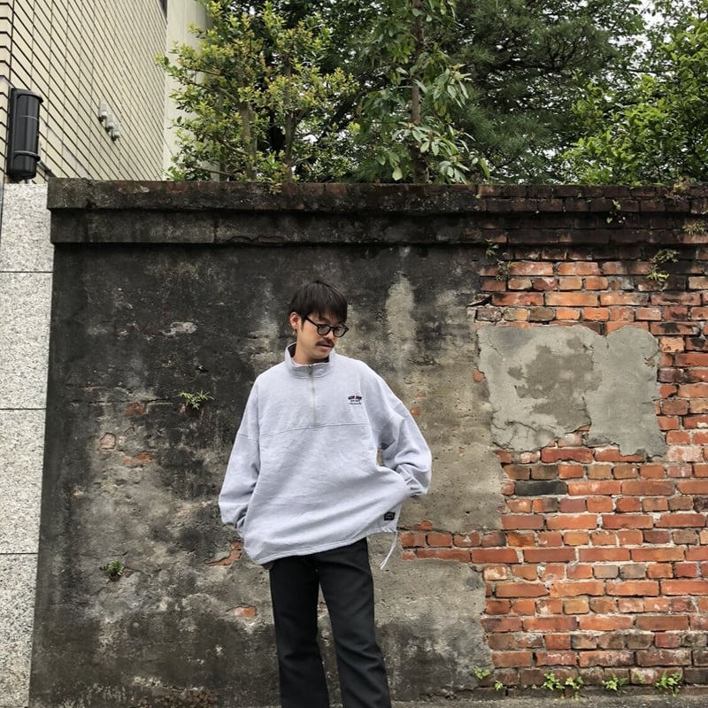 90's USA製ロンジョン ハーフジップスウェット | CUSTOM FEVER
