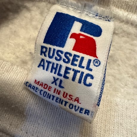 90's USA製RUSSELLプリントスウェット XL