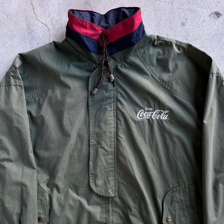 Coca-cola 企業ロゴ刺繍ジャケット