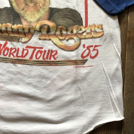Kenny Rogers WORLD TOUR ラグランTシャツ