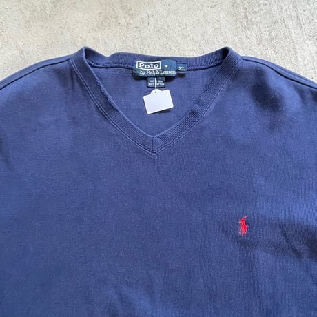 POLO Vネックスウェット