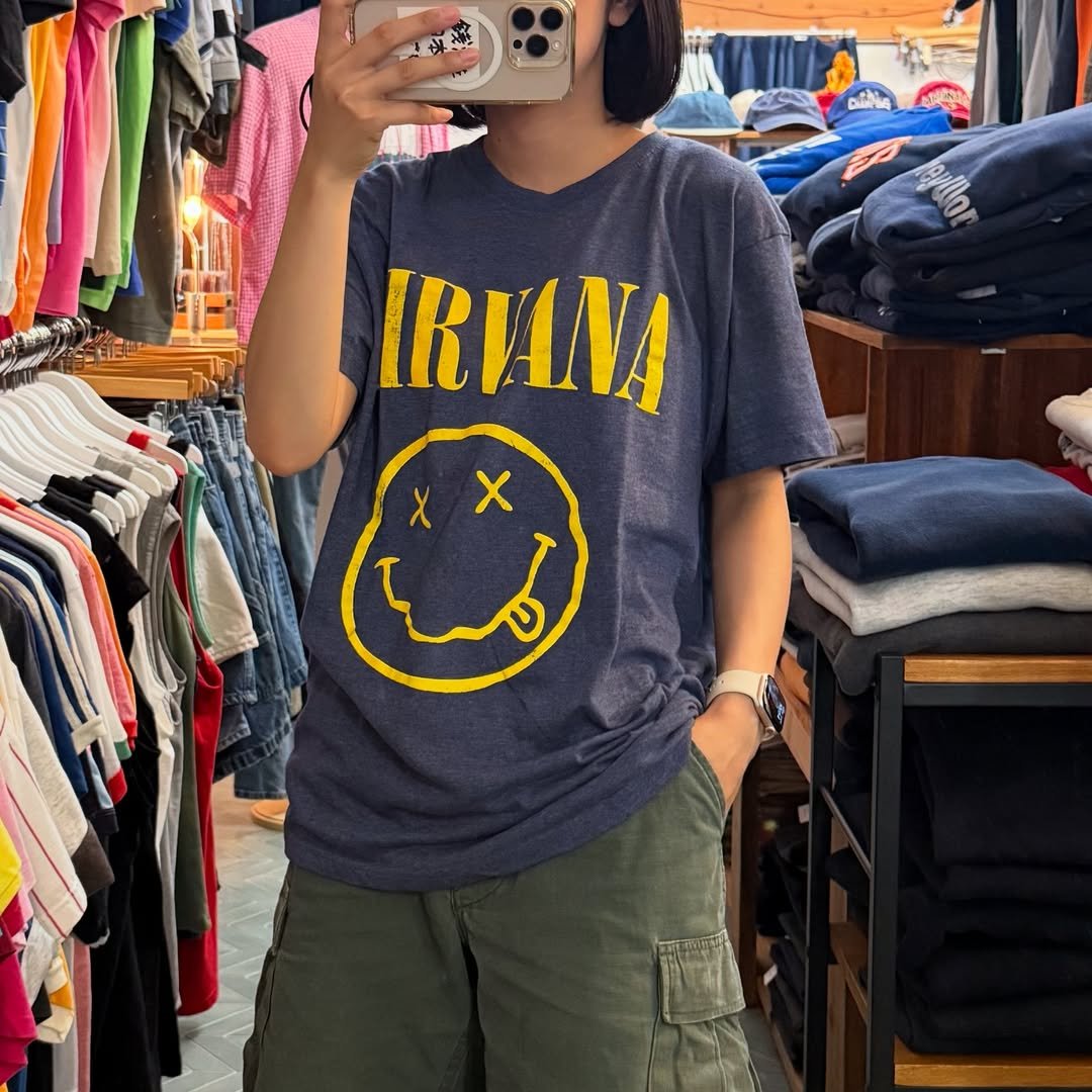 NIRVANA にこちゃんTシャツ | CUSTOM FEVER