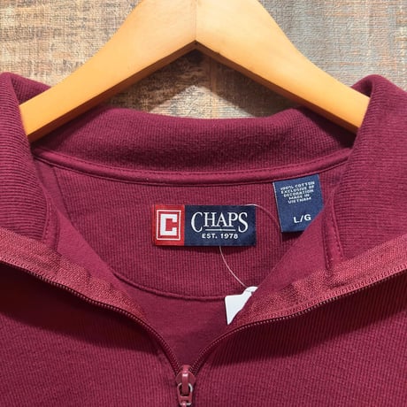CHAPS コットンハーフシップニット