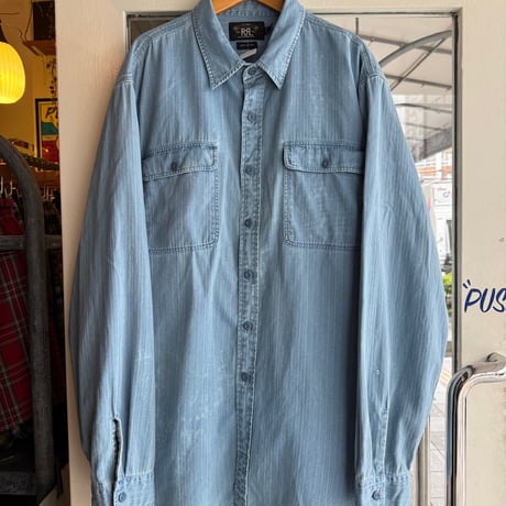 〝RRL〟 RALPH LAUREN デニムシャツXL