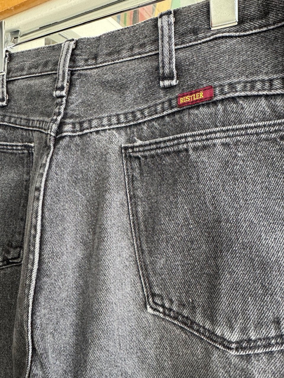 かほページ 90's RUSTLER 先染めブラック | CUSTOM FEVER