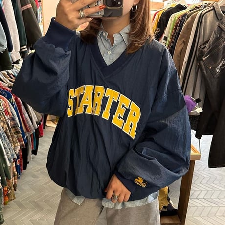 STARTERＶネックナイロンPO