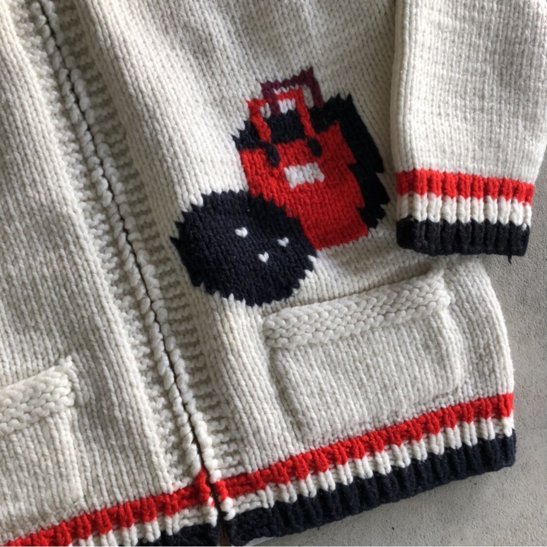 Vintage カウチンカーディガン ボーリング🎳ショールカラー Vintage カウチンカーディガン ボーリング🎳ショールカラー