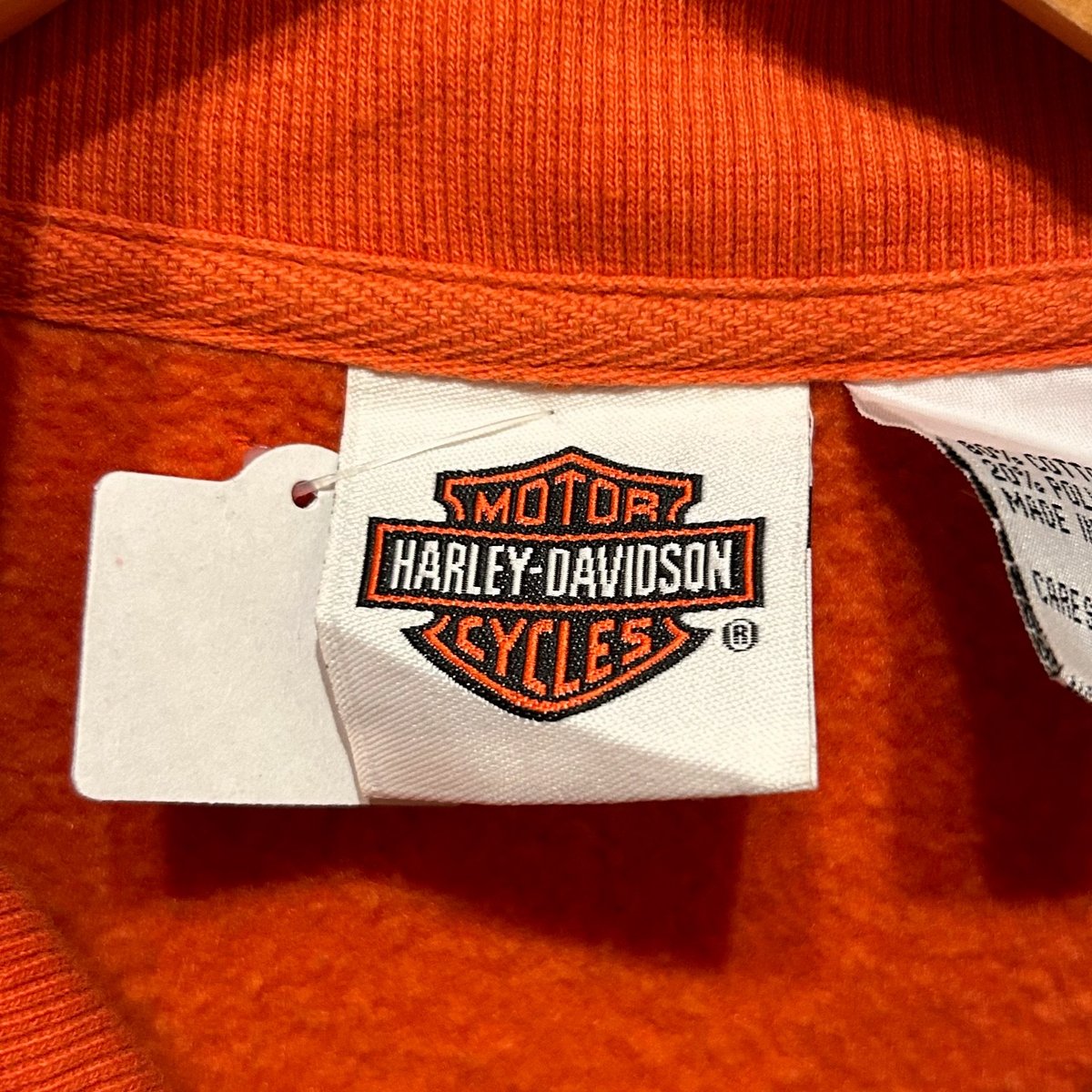 Harley-Davidson メッシュジップアップトップス Harley-Davidson ジップアップスウェット | CUSTOM FEVER