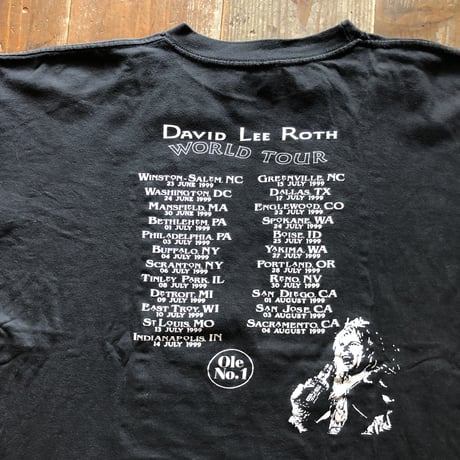 DAVID LEE ROTH ジャックダニエルデザイン Tシャツ