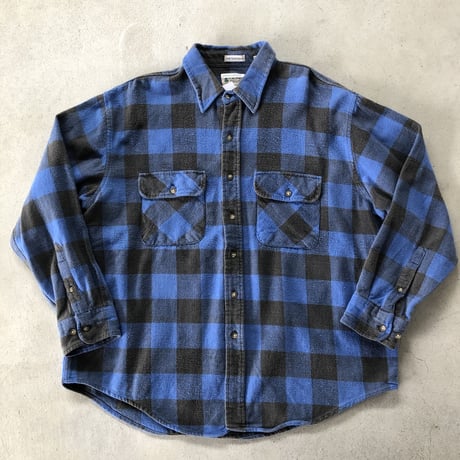 90's〜NORTHWEST TERRITORY   青×黒ブロックチェック