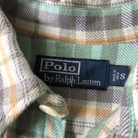 POLO by RALPH LAUREN チンスト付きネルシャツ