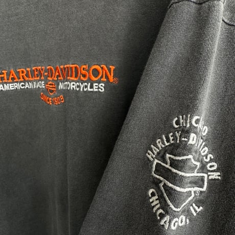 USA製 HARLEY DAVIDSON 刺繍Tシャツ XL