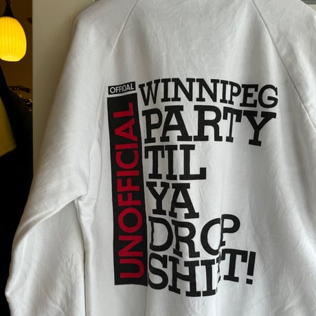 90's カナダ製 プリントスウェット XL