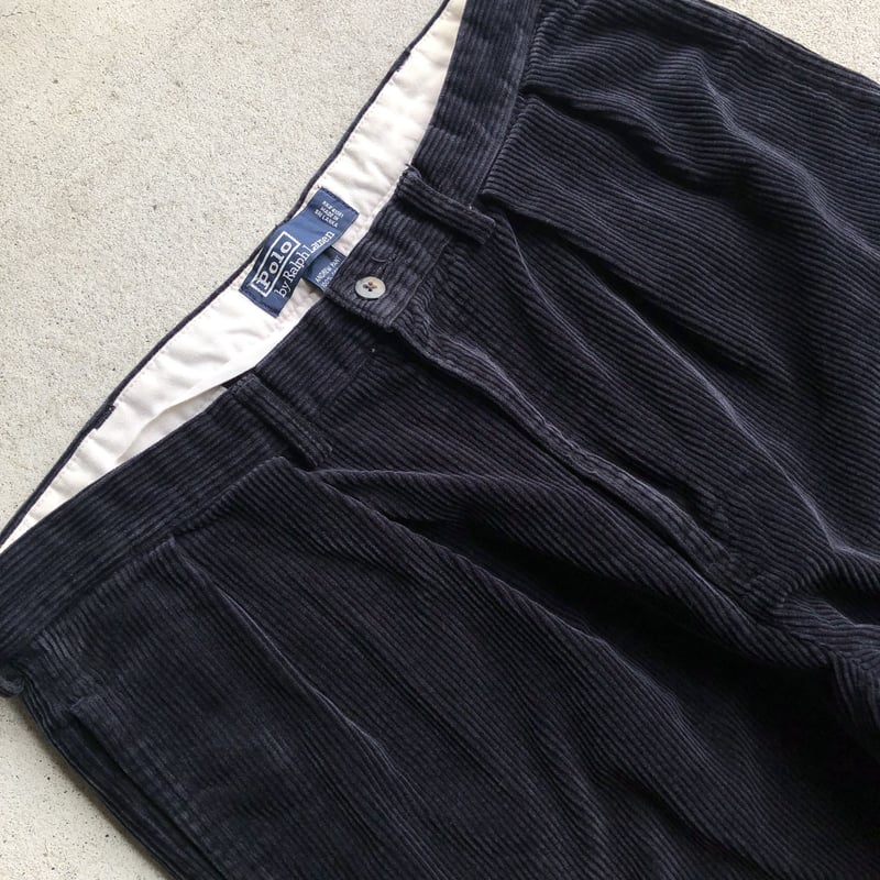 POLO RALPHLAUREN 太畝コーデュロイパンツW36×L32 | CUSTOM FEVER