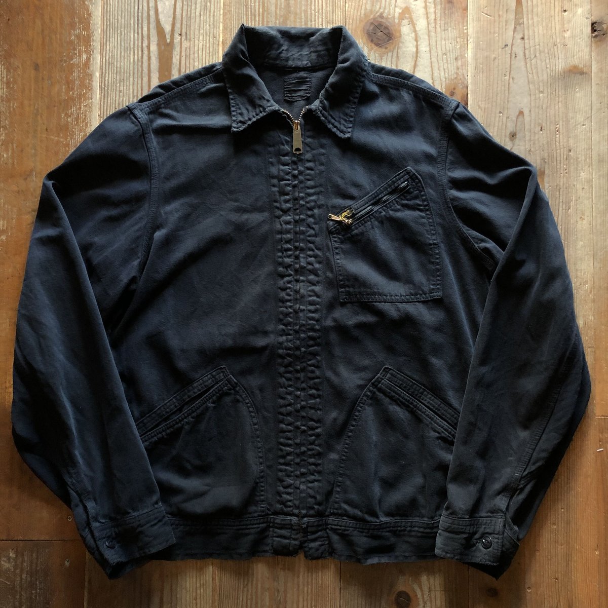 60s70s ビンテージ Lee 91-B デニム ワークジャケット DEAD 70s USA製 Leeリー 91-B デニム ワークジャケット - Sixpacjoe Web Shop