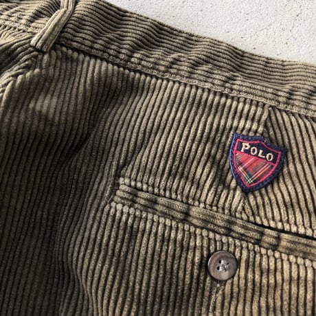 POLO RALPHLAUREN 太畝コーデュロイパンツW33×L32