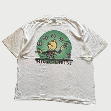 90s〜00s “IN DAD WE TRUST” プリントTシャツ 3XL
