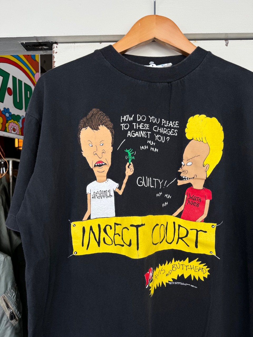 90s ビーバスアンドバットヘッド フェード Tシャツ y2k スケーター 90's BEAVIS AND BUTT-HEAD Tシャツ | CUSTOM FEVER