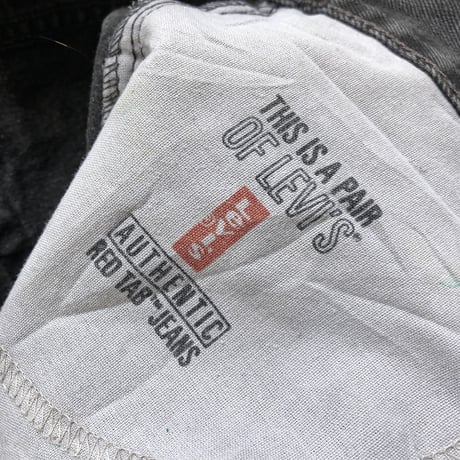 USA製 Levi's505  W33×L34 ブラック