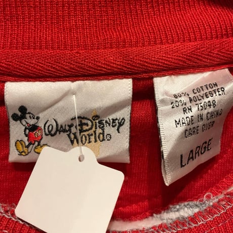 MICKEY刺繍デザイン裏起毛スウェット