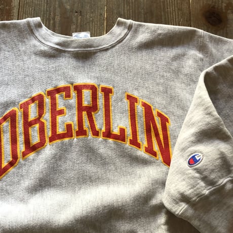 90'sUSA製OBERLINチャンピオンリバースウィーブ XL