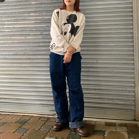 mickey両面プリントスウェット