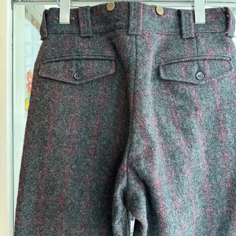 80's USA製 L.L.Bean ウールパンツW30